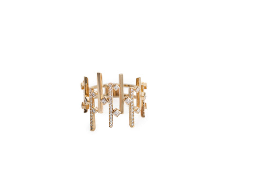 Celestial Ring Half Diamond