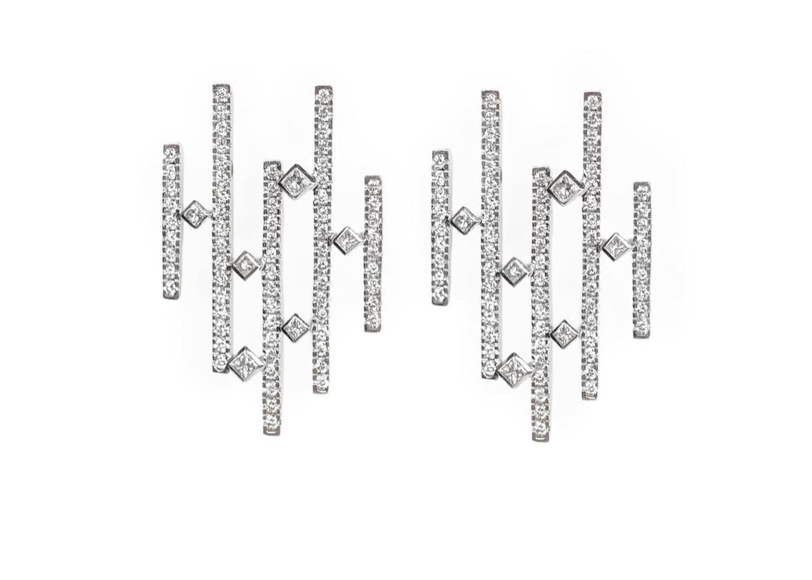 Celestial Earrings Full Diamonds