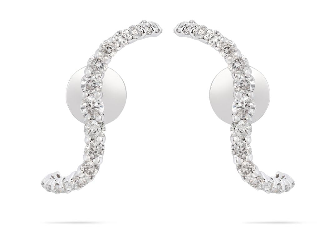 Glistening Wave Earring