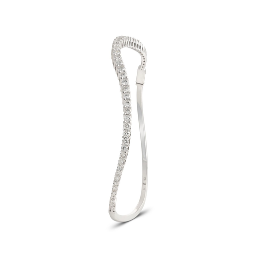 Glistening Wave Bangle