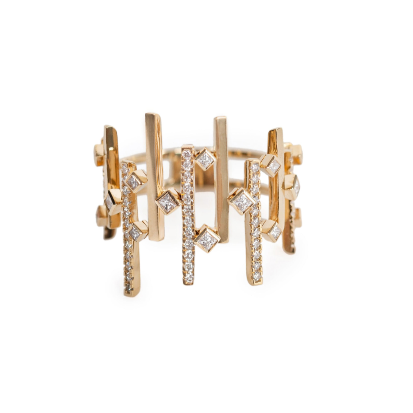 Celestial Ring Half Diamond