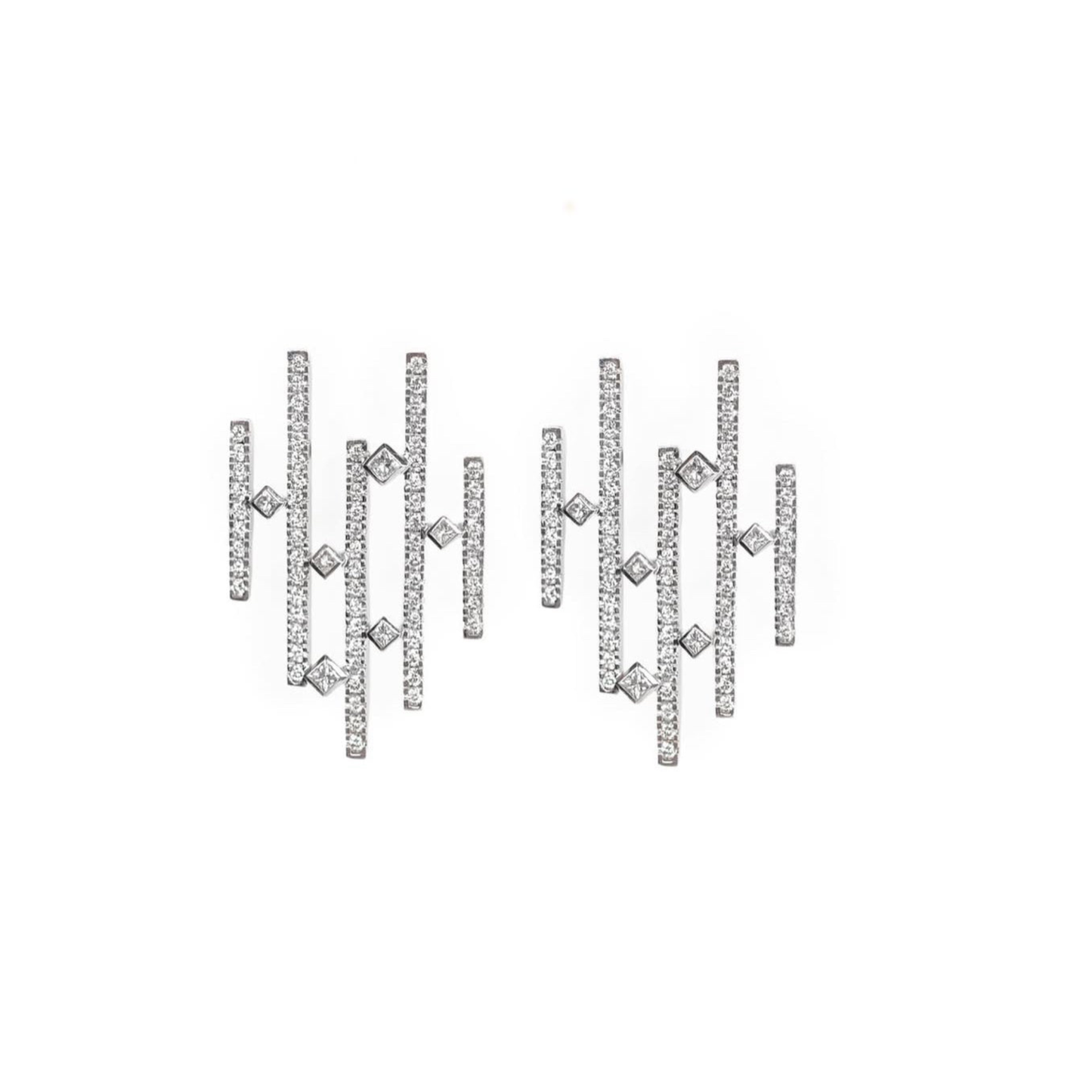 Celestial Earrings Full Diamonds